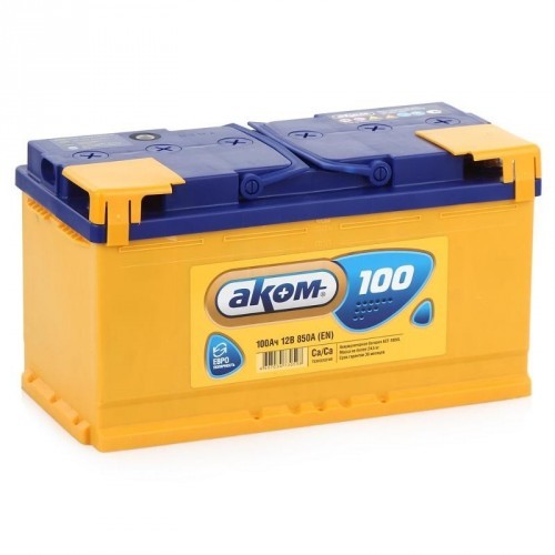 Аккумуляторная батарея AKOM EFB 100 обр L5 353х177х190 950 Аккумуляторная батарея AKOM EFB 100 обр L5 353х177х190 950