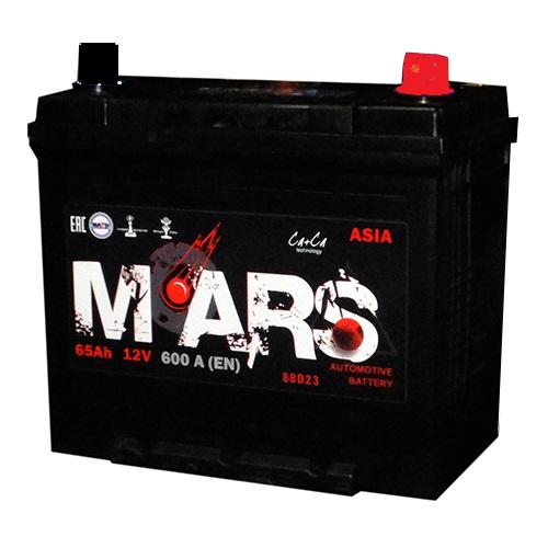 Аккумуляторная батарея MARS Asia 65 обр D23 230х173х200 560