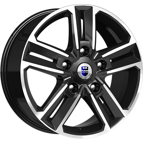 K&K Backfire 8x18/5x130 D71.6 ET50 Алмаз черный