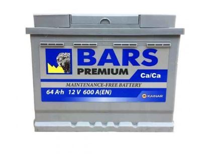 Аккумуляторная батарея Bars PREMIUM 64 пр L2 242х175х190 620
