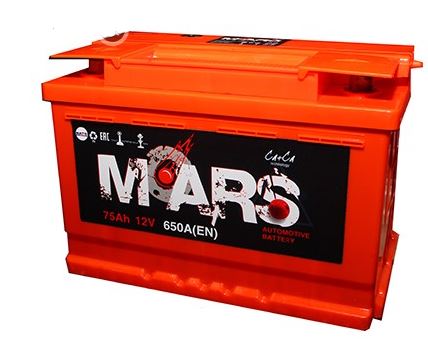 Аккумуляторная батарея MARS 75 обр. L3 278х175х190 650