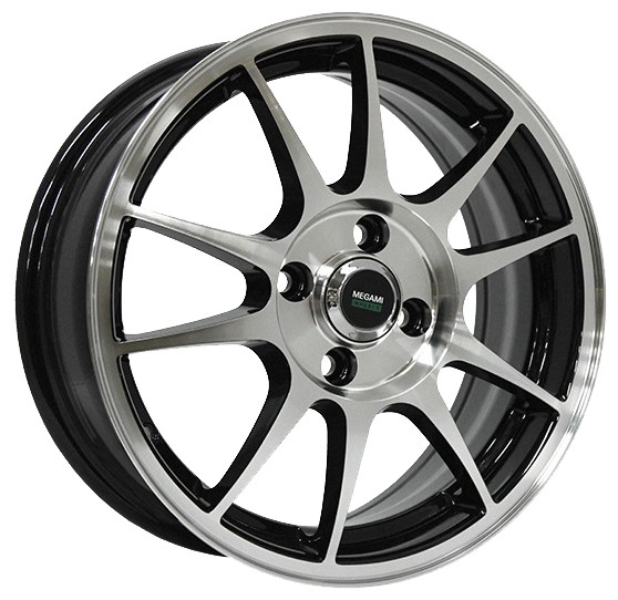 Megami MGM-5 6x15/4x98 D58.6 ET35 BKF Megami MGM-5 6x15/4x98 D58.6 ET35 BKF