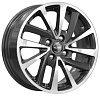 K&K KC899 6x15/4x100 D60.1 ETКС1172 алмаз черный