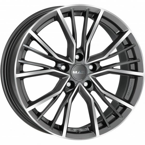 MAK Union 9,5x21 5/112 ET25 d-66,45 Gun Met-Mirror Face (F9521UNQM25WS1X)