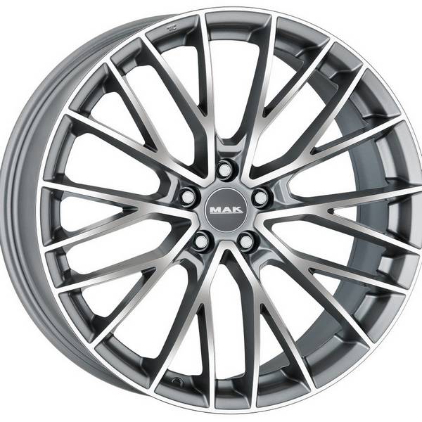 MAK Speciale-D 9,5x19 5/120 ET40 d-72,6 Graphite Mirror Face (F9590LDHM40I4BX) MAK Speciale-D 9,5x19 5/120 ET40 d-72,6 Graphite Mirror Face (F9590LDHM40I4BX)