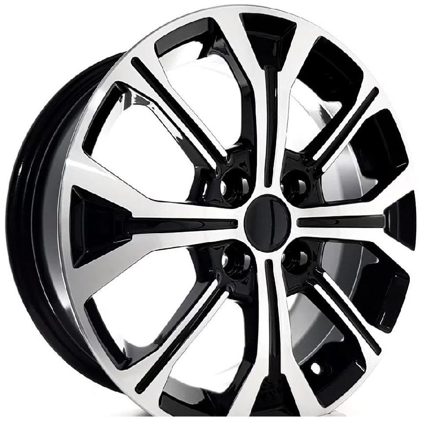K&K КС945 6x15/4x100 D54.1 ET46 Алмаз черный
