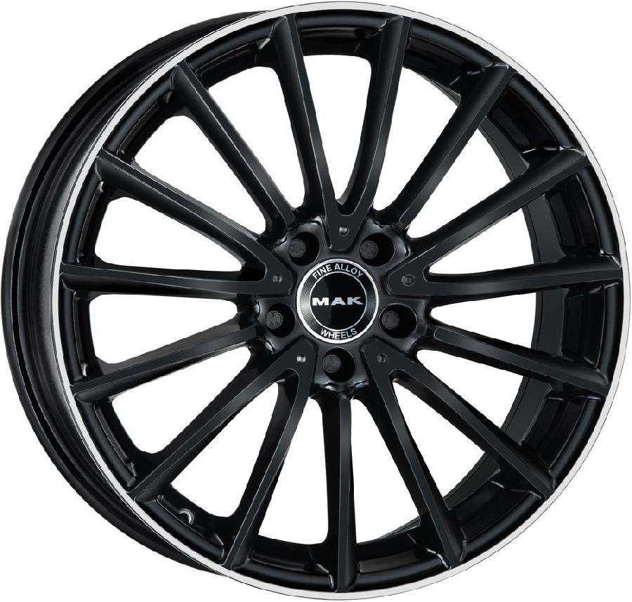 MAK Komet 8,0x19 5/112 ET38 d-66,6 Gloss Black Mirror Ring (F8090KMGL38WS2X)