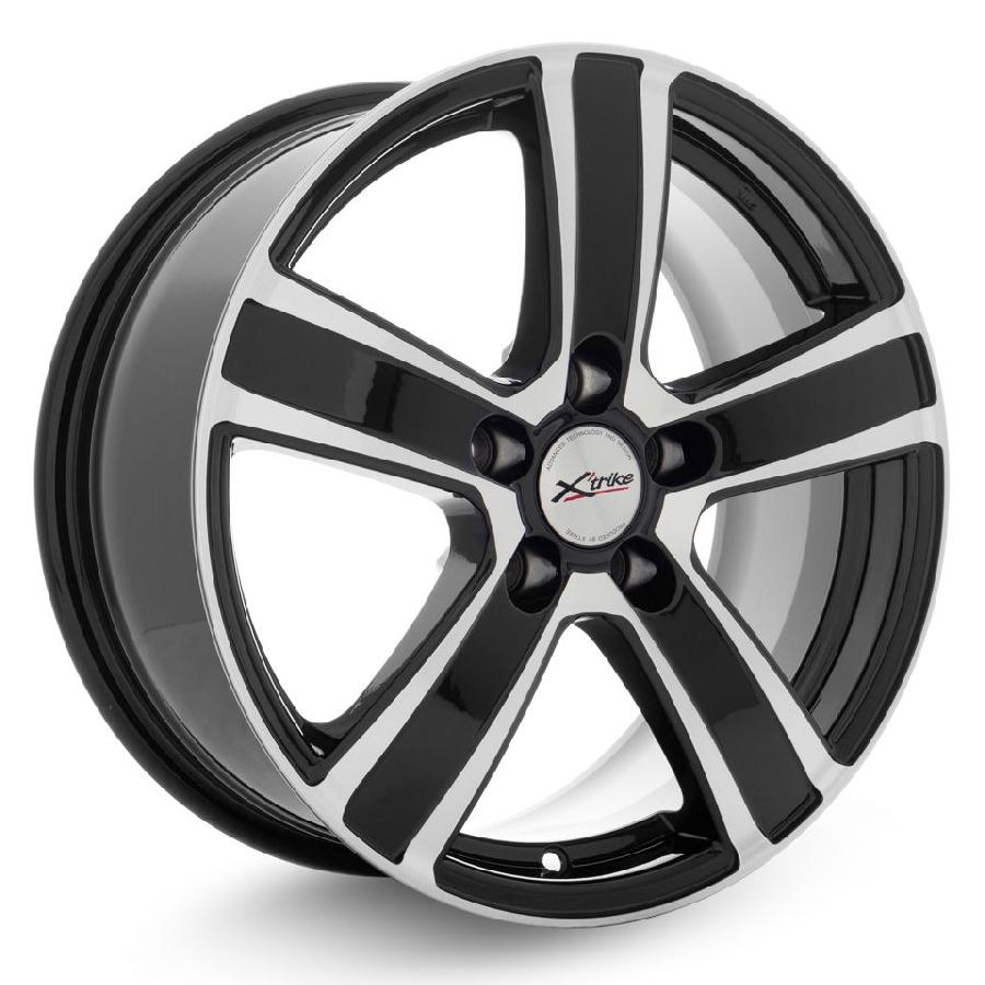X'trike  X-108  7,0\R16 5*100 ET38  d67,1  BK/FP  [14500AX]  Fb max 533 kg