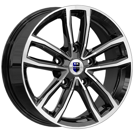 КиК КС1086 6.5/R17 5*108 ET33 d60,1 алмаз черный