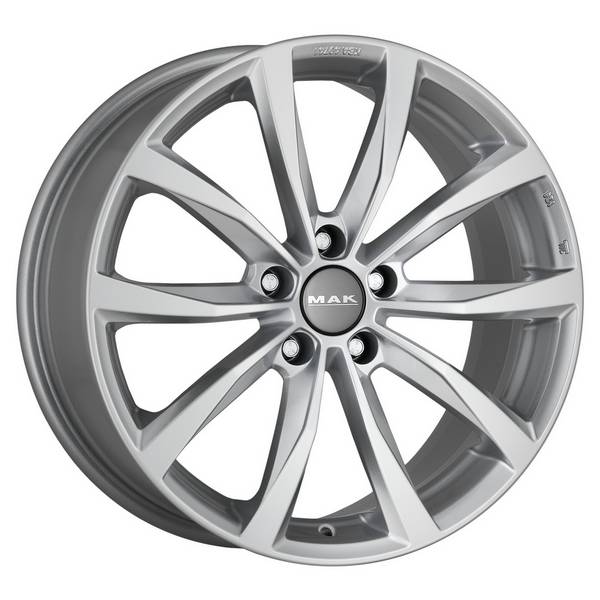 MAK Wolf 7,0x19 5/112 ET43 d-57,1 Silver (F7090WFSI43VW2X) MAK Wolf 7,0x19 5/112 ET43 d-57,1 Silver (F7090WFSI43VW2X)