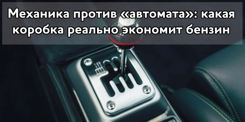 Почему автомат может оказаться экономичнее механики: разбор эксперта