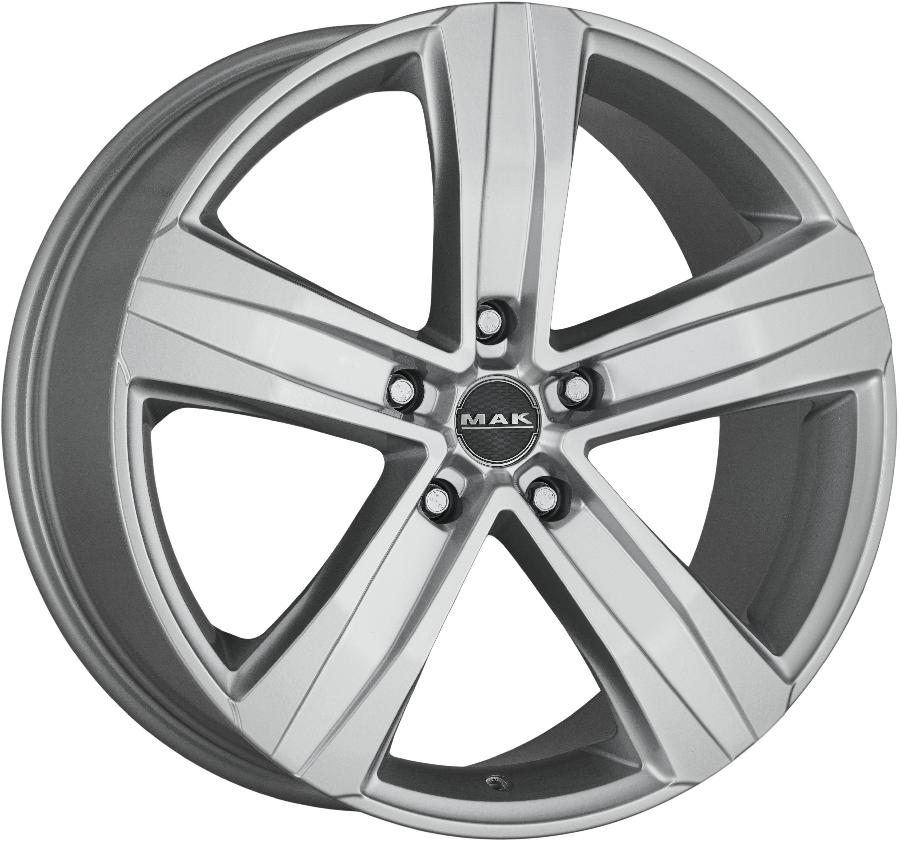 MAK Stone 5 3 6,5x15 5/160 ET58 d-65,1 Silver (F65505T3SI58TGY)