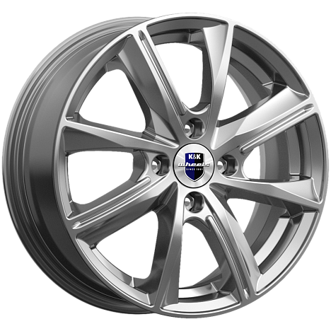 K&K Арнар 6x15/4x100 D60.1 ET50 Дарк платинум